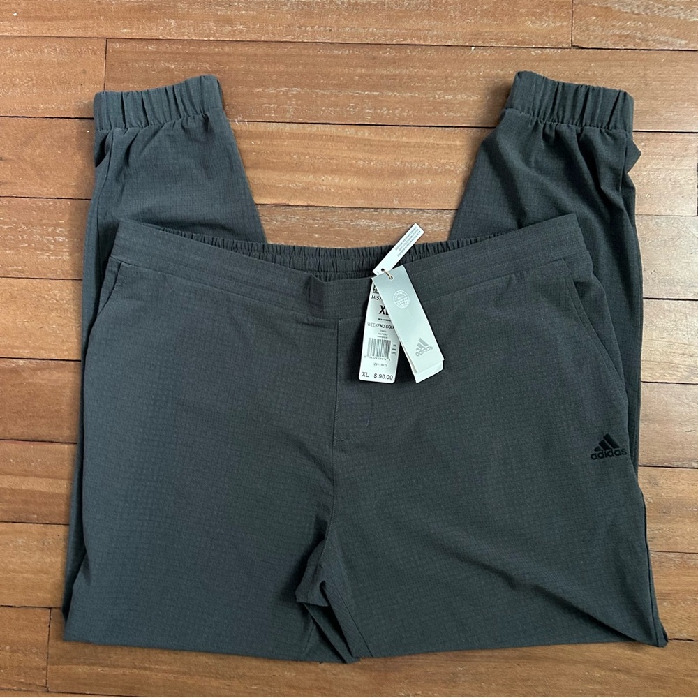 Adidas Weekend Golf Pants/Joggers Charcoal/Black